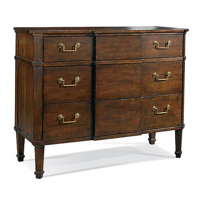 Фото Комод/буфет узкий - стиль Калифорнийский шик - Для гостиной - Купить в Интернет-магазине