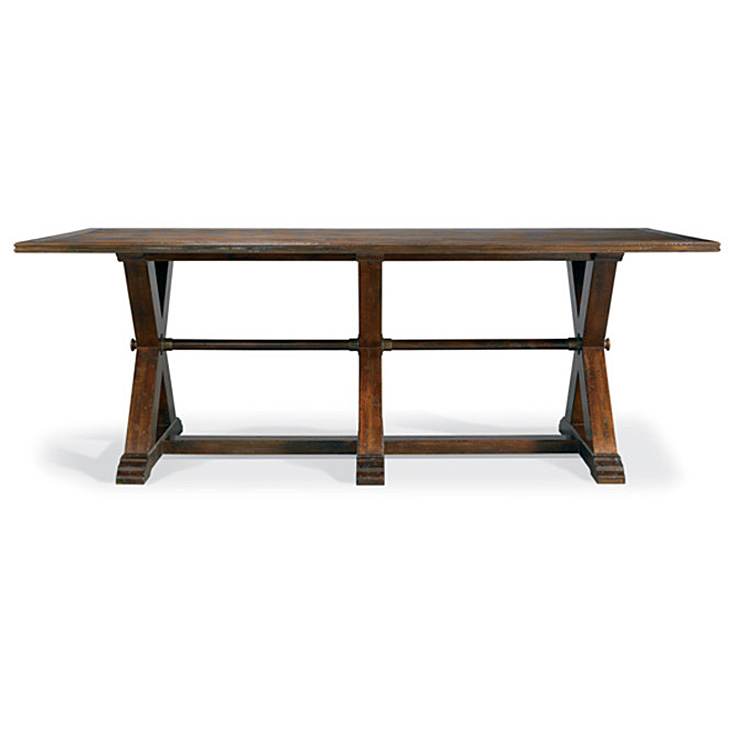 Фото Стол обеденный - стиль Калифорнийский шик - Для столовой - большие обеденные столы производства США - Hickory White - Vineyard Haven - Купить в Интернет-магазине Фото Стол обеденный - стиль Калифорнийский шик - Для столовой - большие обеденные столы производства США - Hickory White - Vineyard Haven - Купить в Интернет-магазине