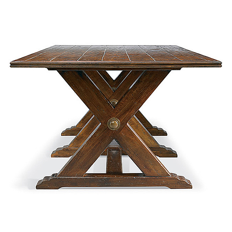 Фото Стол обеденный - стиль Калифорнийский шик - Для столовой - большие обеденные столы производства США - Hickory White - Vineyard Haven - Купить в Интернет-магазине Фото Стол обеденный - стиль Калифорнийский шик - Для столовой - большие обеденные столы производства США - Hickory White - Vineyard Haven - Купить в Интернет-магазине