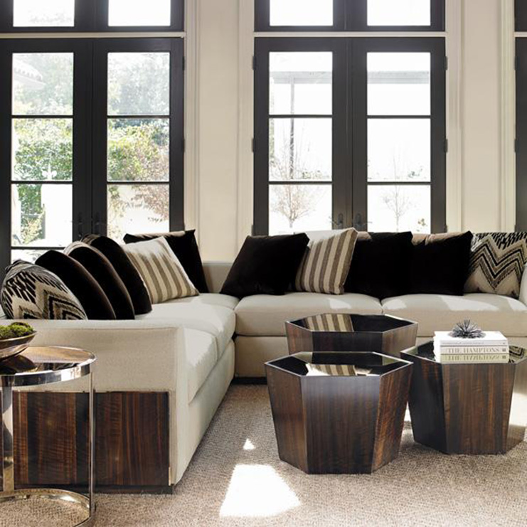 Фото Диван угловой - стиль Transitional - Для гостиной - Купить в Интернет-магазине