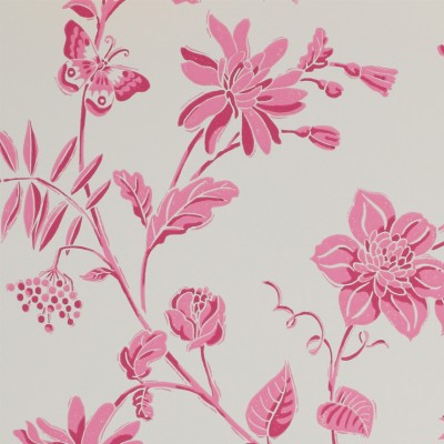 Фото Обои с рисунком - Цветы - стиль Английская классика - Серые - Купить в Интернет-магазине