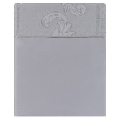 Фото Простынь гладкая - стиль Европейский - Серая - Купить в Интернет-магазине