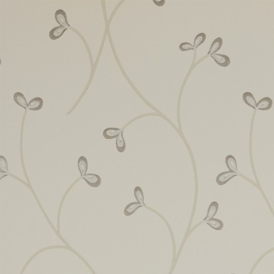 Фото Обои с рисунком - Растение - стиль Английская классика - Серые - Купить в Интернет-магазине