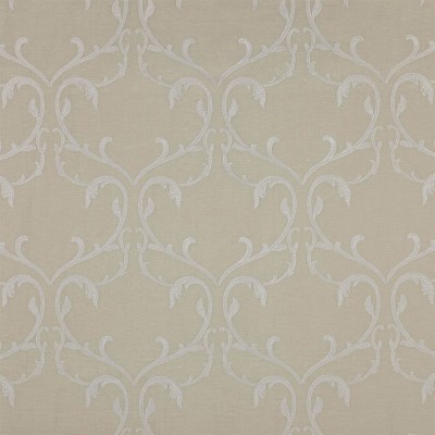 Фото Ткань портьерная с рисунком - Завиток - стиль Английский - Бежевый - Купить в Интернет-магазине