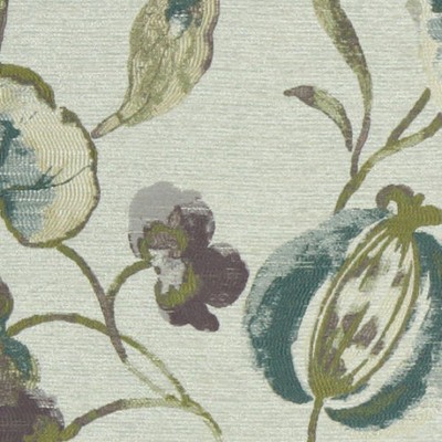 Фото Ткань портьерная с рисунком - Цветы - стиль Американский - Купить в Интернет-магазине