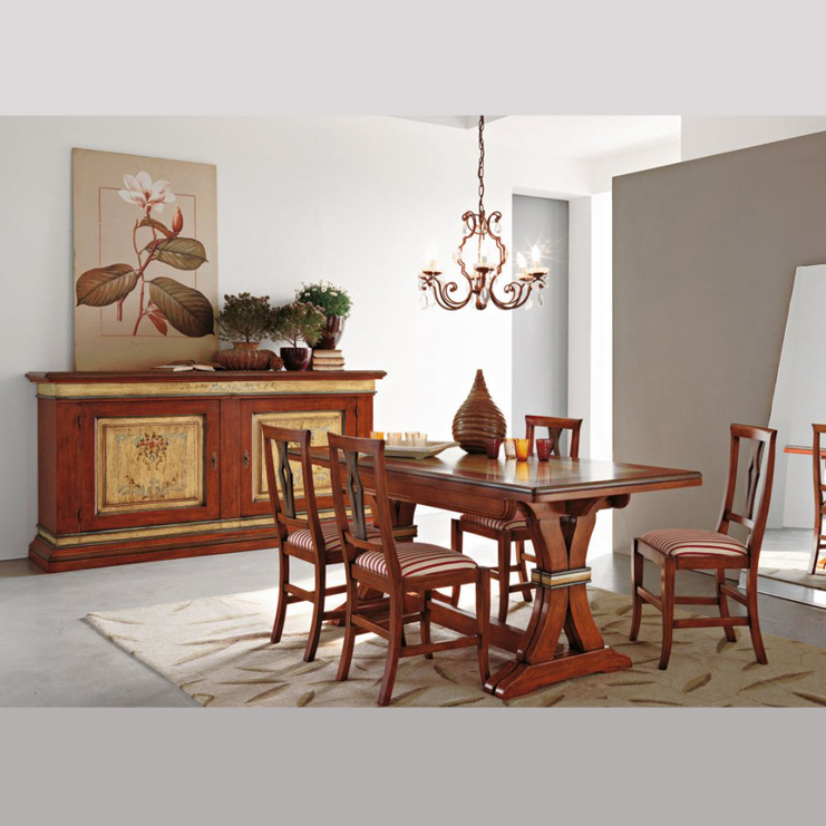Фото Стол обеденный - стиль Тоскана - Для столовой - большие обеденные столы производства США - Mobilbracco - Tuscan cherry - Купить в Интернет-магазине Фото Стол обеденный - стиль Тоскана - Для столовой - большие обеденные столы производства США - Mobilbracco - Tuscan cherry - Купить в Интернет-магазине