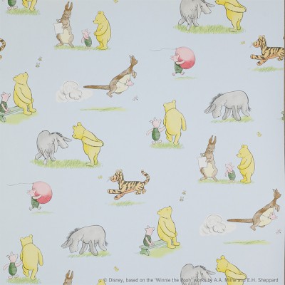 Фото Обои с рисунком - Детский рисунок - стиль Английская классика - Голубы - Купить в Интернет-магазине