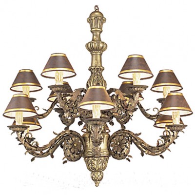 Фото Люстра - стиль Американская классика - Деревянная - Купить в Интернет-магазине