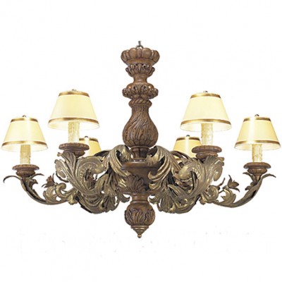 Фото Люстра - стиль Американская классика - Деревянная - Купить в Интернет-магазине