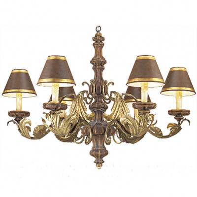 Фото Люстра - стиль Американская классика - Деревянная - Купить в Интернет-магазине