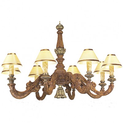 Фото Люстра - стиль Американская классика - Деревянная - Купить в Интернет-магазине