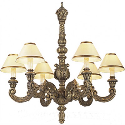 Фото Люстра - стиль Американская классика - Деревянная - Купить в Интернет-магазине