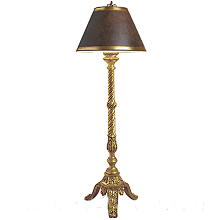 Фото Торшер - стиль Американская классика - Деревянный - Купить в Интернет-магазине