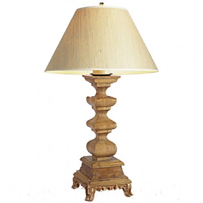 Фото Настольная лампа - стиль Американская классика - Деревянная - Купить в Интернет-магазине