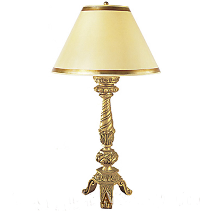 Фото Настольная лампа - стиль Американская классика - Деревянная - Купить в Интернет-магазине