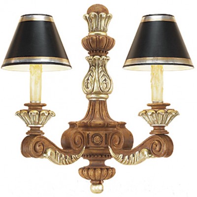 Фото Бра, светильник настенный - стиль Американская классика - Деревянный - Купить в Интернет-магазине