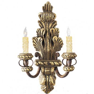 Фото Бра, светильник настенный - стиль Американская классика - Деревянный - Купить в Интернет-магазине