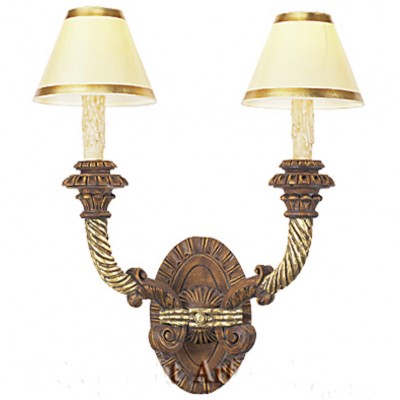 Фото Бра, светильник настенный - стиль Американская классика - Деревянный - Купить в Интернет-магазине