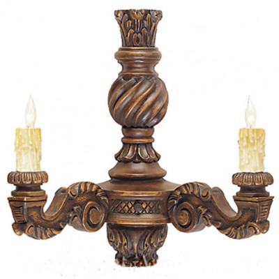 Фото Бра, светильник настенный - стиль Американская классика - Деревянный - Купить в Интернет-магазине