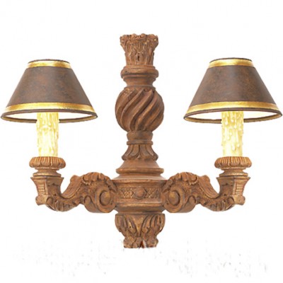 Фото Бра, светильник настенный - стиль Американская классика - Деревянный - Купить в Интернет-магазине