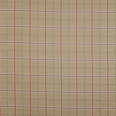 Фото Ткань портьерная с рисунком - Клетка - стиль Английский - Коричневая - Купить в Интернет-магазине