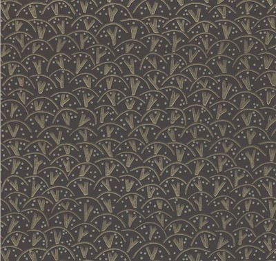 Фото Обои с рисунком - Мелкий принт - стиль Английская классика - Черные - Купить в Интернет-магазине