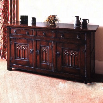 Фото Комод/буфет широкий - стиль Тюдор и готика - Для столовой - Купить в Интернет-магазине