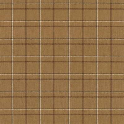 Фото Ткань портьерная с рисунком - Клетка - стиль Американский - Коричневая - Купить в Интернет-магазине