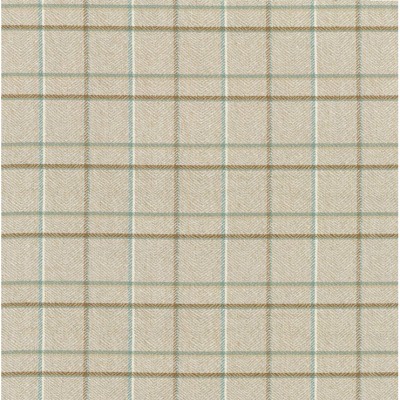 Фото Ткань портьерная с рисунком - Клетка - стиль Американский - Светло-серая - Купить в Интернет-магазине