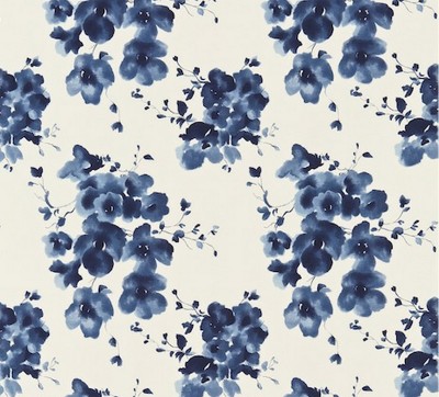 Фото Ткань портьерная с рисунком - Цветы - стиль Английский - Купить в Интернет-магазине