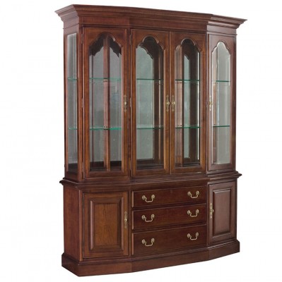 Фото Витрина широкая - стиль Американская классика - Для столовой - Со стеклянными дверями - American Drew - Cherry grove - Купить в Интернет-магазине