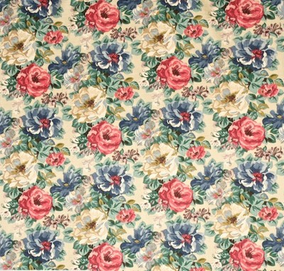 Фото Ткань портьерная с рисунком - Цветы - стиль Английский - Купить в Интернет-магазине