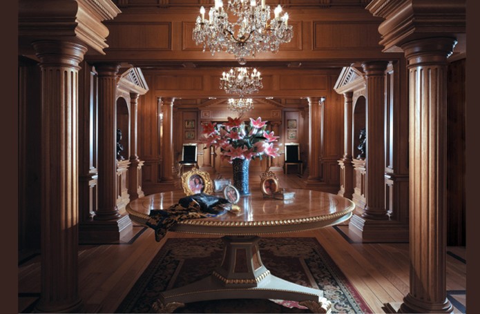 Английский стиль в интерьере холла