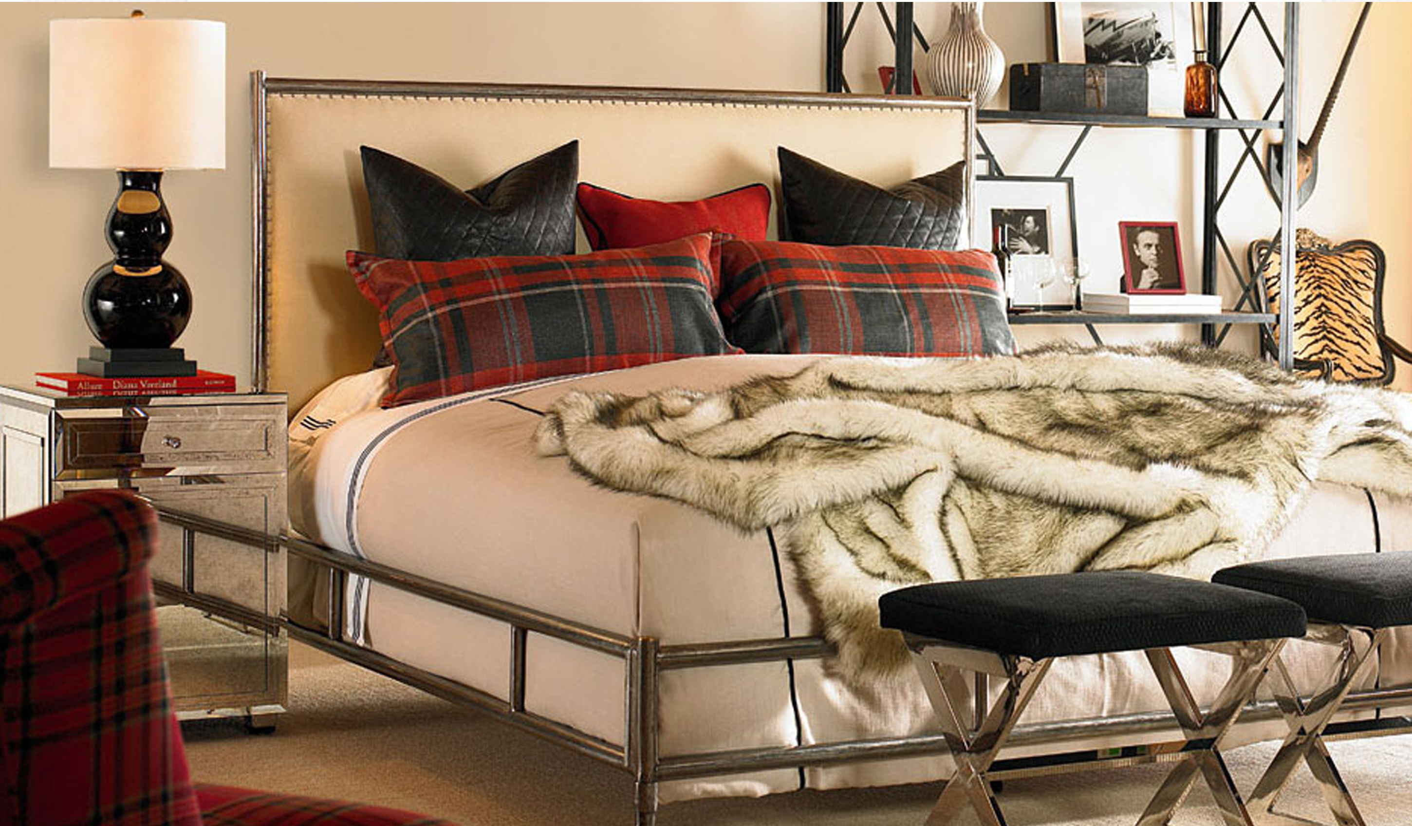 Интерьер спальни в этническом стиле