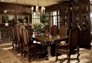Стиль Американское наследство в интерьере столовой Umbria