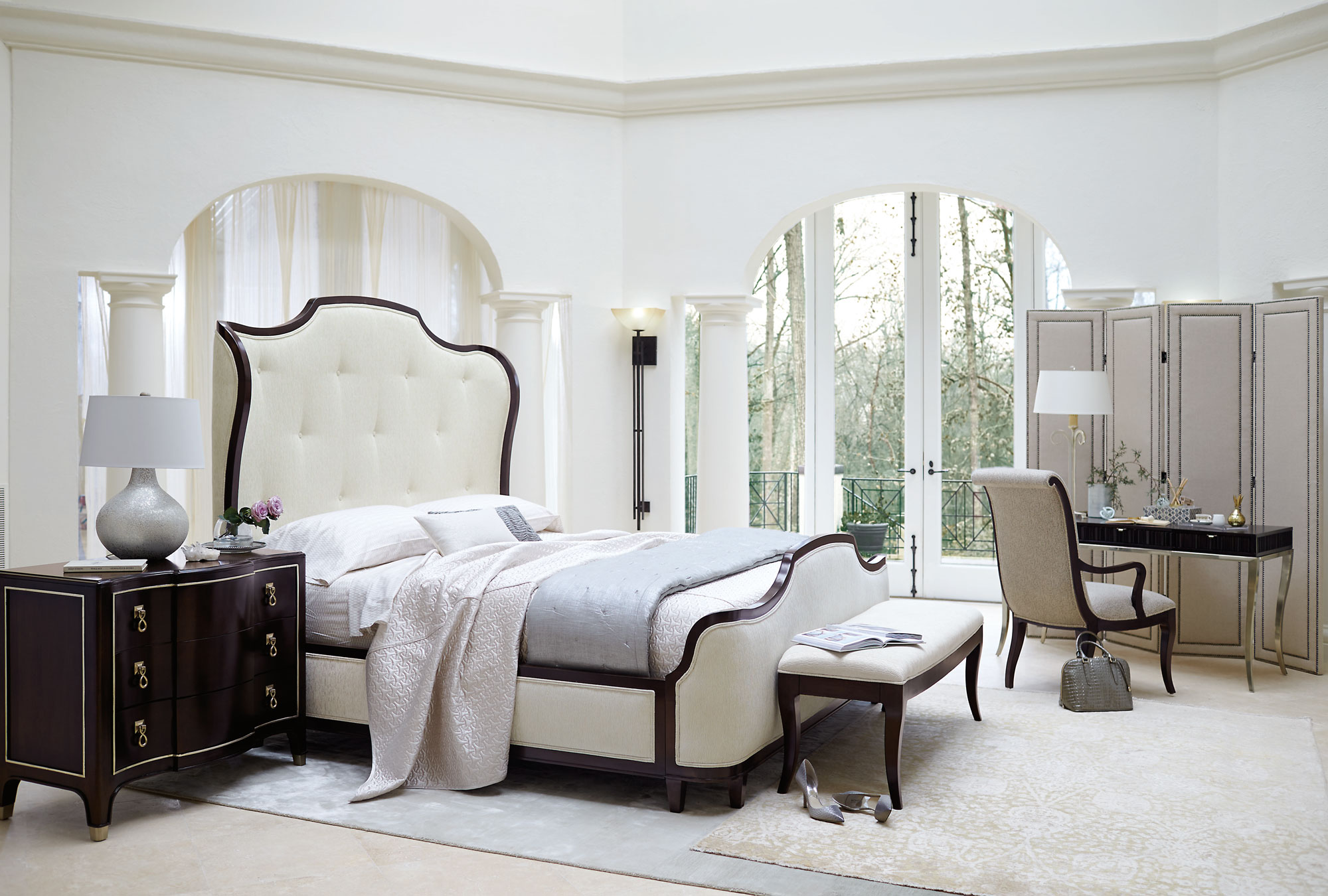 Интерьер спальни в стиле Ар деко